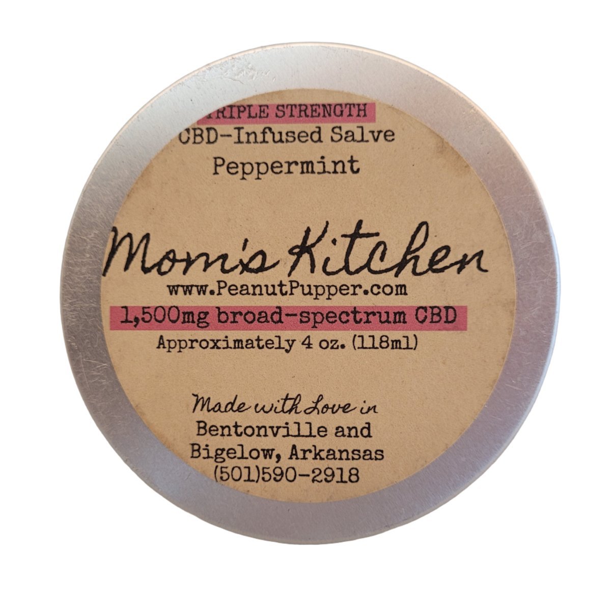 CBD - Infused Salve, Triple Strength - Peanut Pupper
