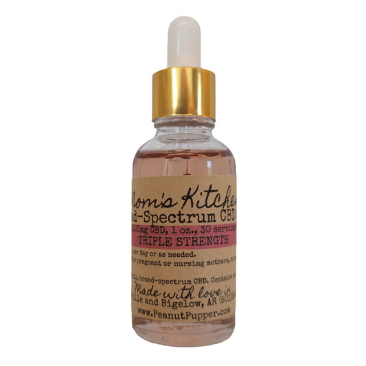 Broad - spectrum CBD Oil, Triple Strength - Peanut Pupper